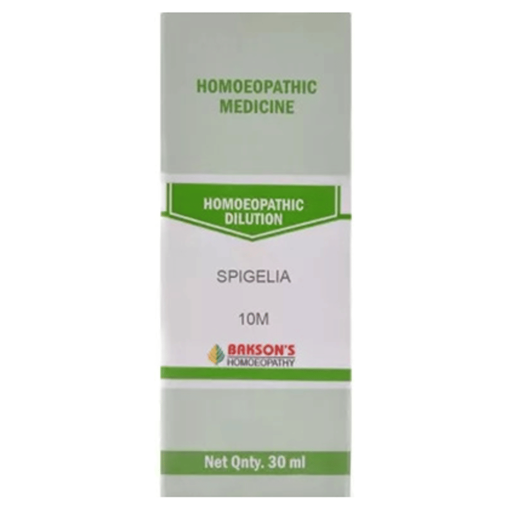 Bakson's Homeopathy Spigelia Dilution 10M bottle of 30 ml Dilution