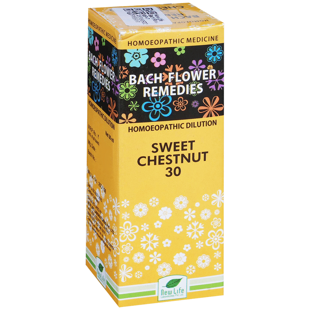 New Life Bach Flower Sweet Chestnut 30 bottle of 30 ml Dilution New Life Bach Flower Sweet Chestnut 30 bottle of 30 ml Dilution
