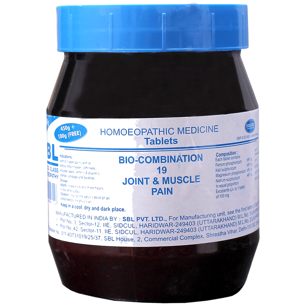 SBL Bio-Combination 19 Tablet bottle of 550 gm Biocombination Tablet