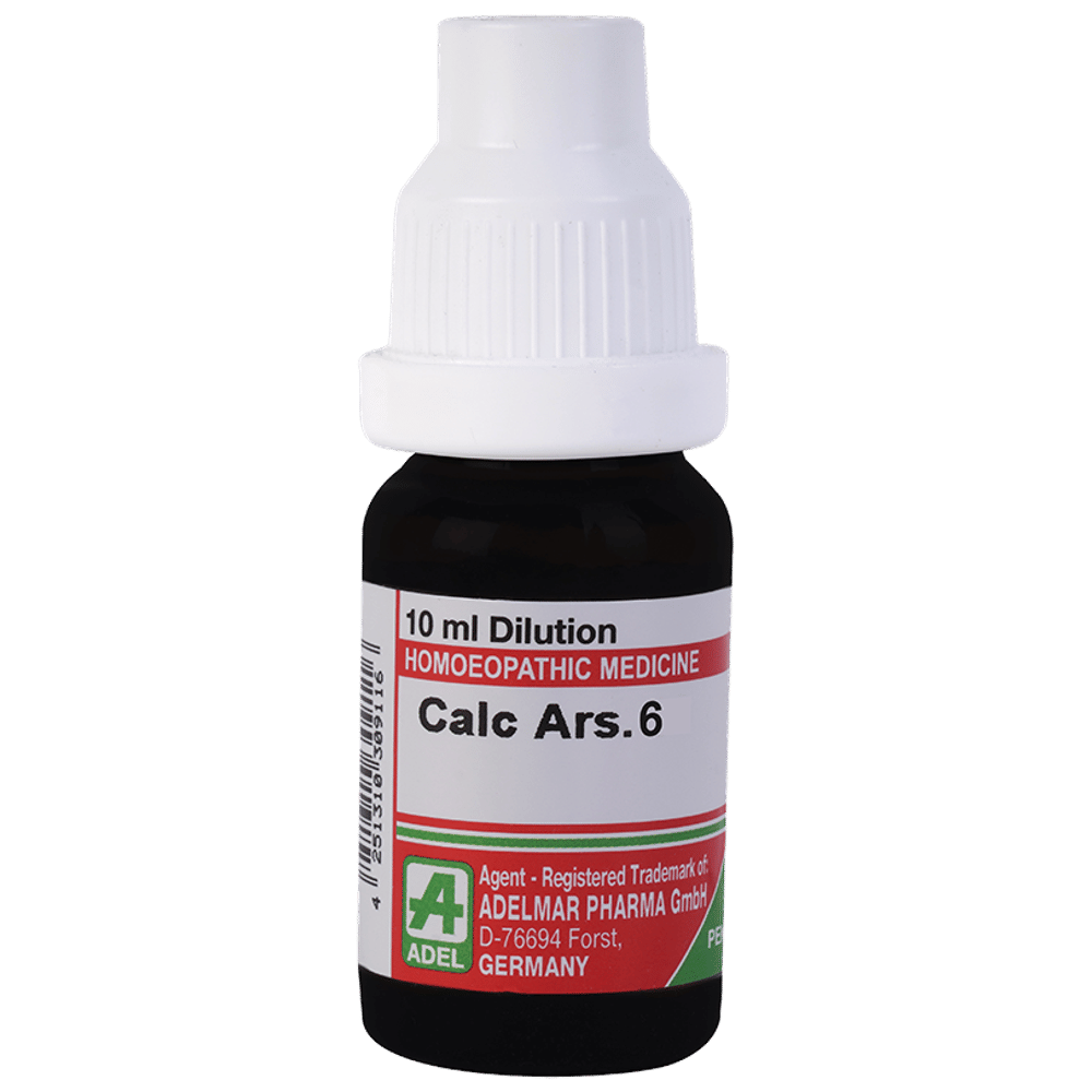 ADEL Calc Ars. Dilution 6 bottle of 10 ml Dilution ADEL Calc Ars. Dilution 6 bottle of 10 ml Dilution