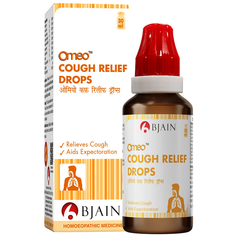 Bjain Omeo Cough Relief Drop bottle of 30 ml Drop