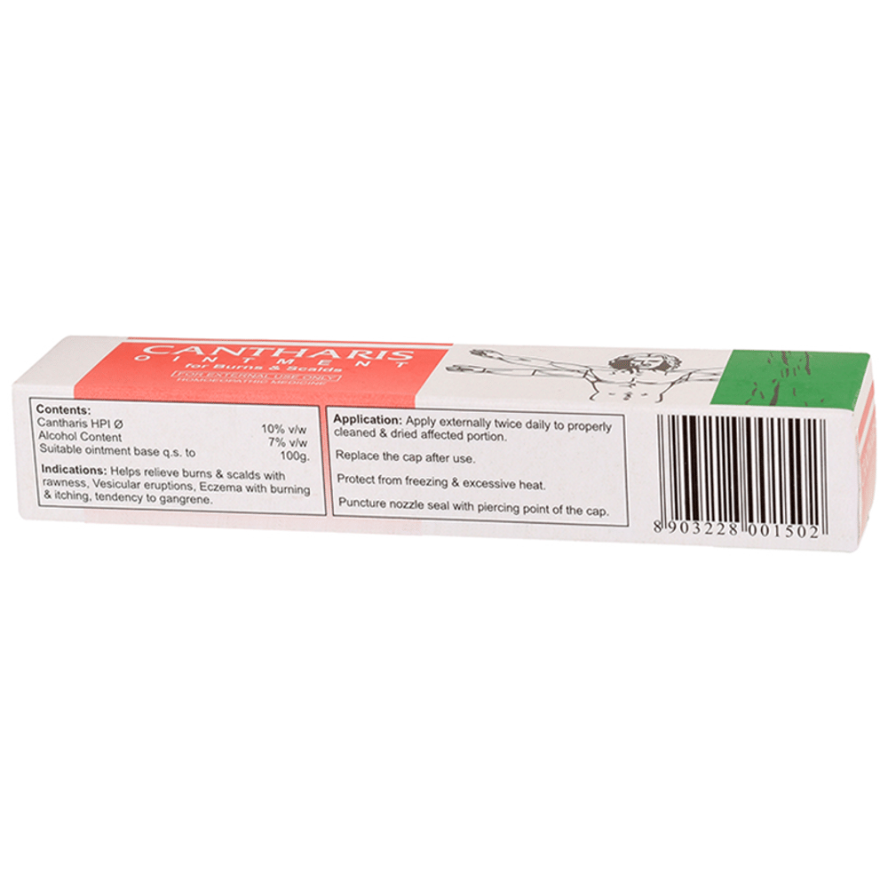 Bakson's Homeopathy Cantharis Ointment tube of 25 gm Ointment Bakson's Homeopathy Cantharis Ointment tube of 25 gm Ointment