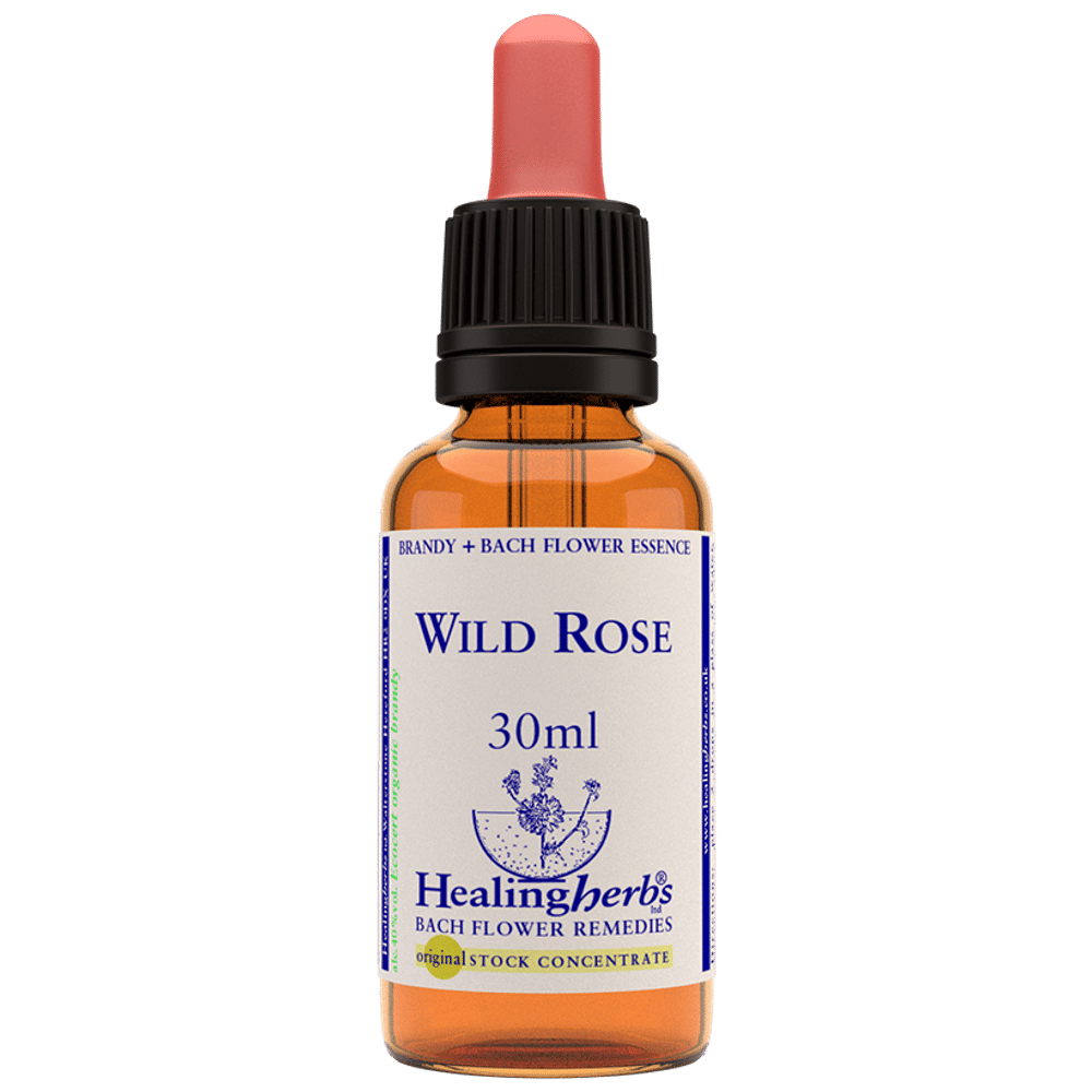 Healing Herbs Bach Flower Wild Rose bottle of 30 ml Liquid