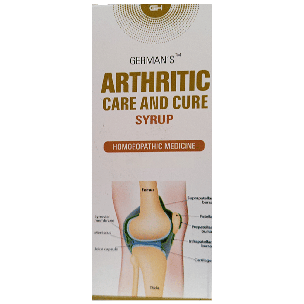 German's Arthritic Care and Cure Syrup bottle of 125 ml Syrup