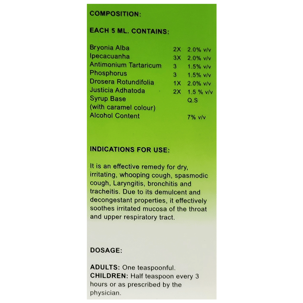 LDD Bioscience Koughfix Cough Syrup bottle of 450 ml Syrup LDD Bioscience Koughfix Cough Syrup bottle of 450 ml Syrup