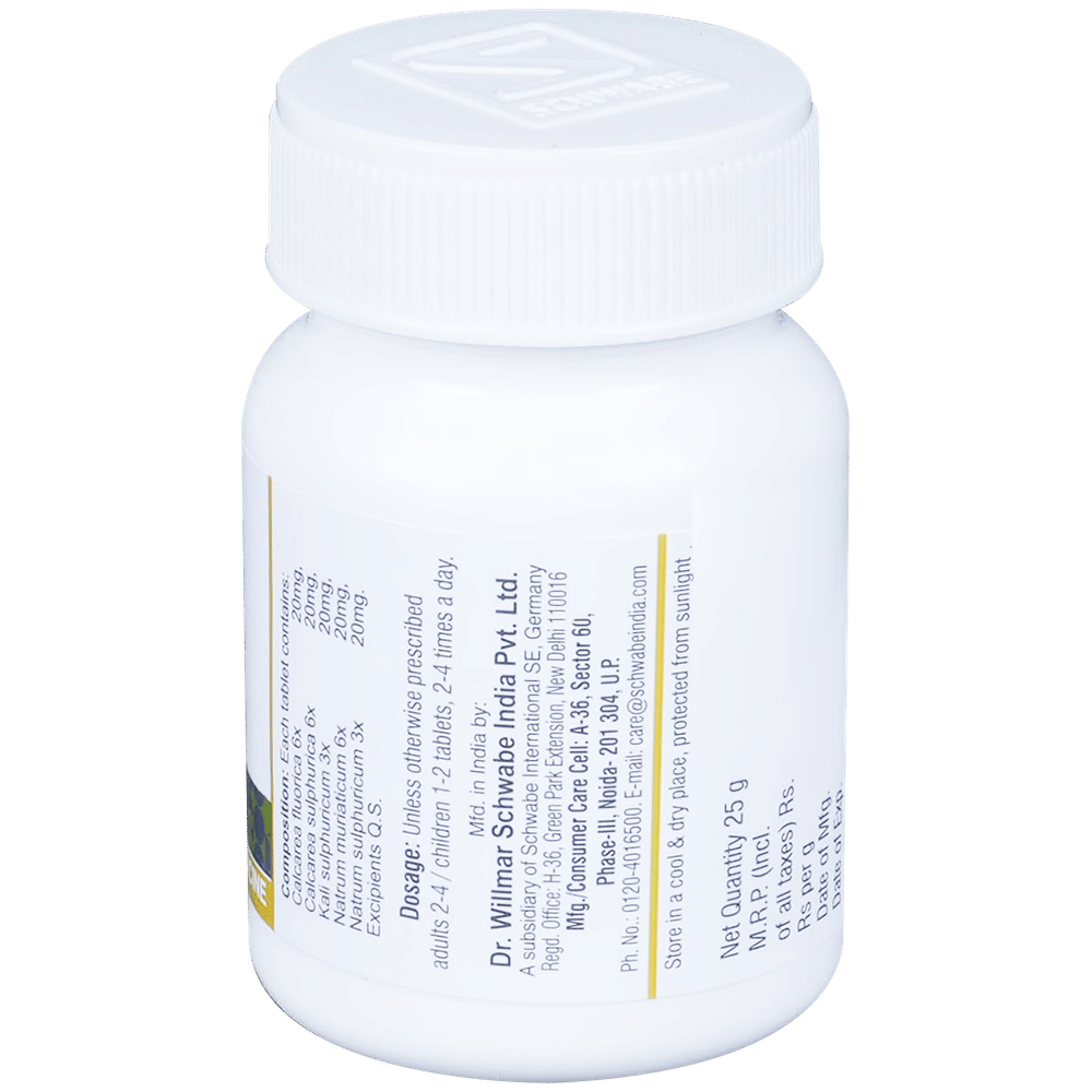 Dr Willmar Schwabe India Bio-Combination  20 (BC 20) Tablet bottle of 25 gm Biocombination Tablet