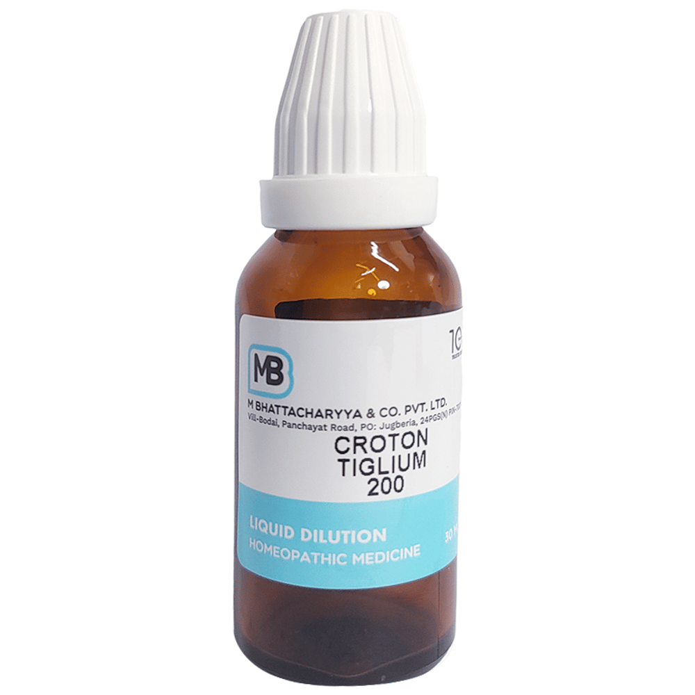 MB Croton Tiglium Dilution 200 bottle of 30 ml Dilution MB Croton Tiglium Dilution 200 bottle of 30 ml Dilution