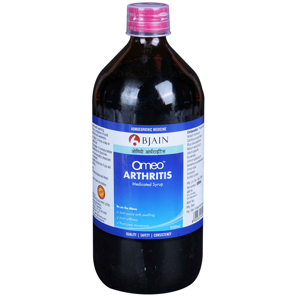 Bjain Omeo Arthritis Syrup bottle of 500 ml Syrup Bjain Omeo Arthritis Syrup bottle of 500 ml Syrup