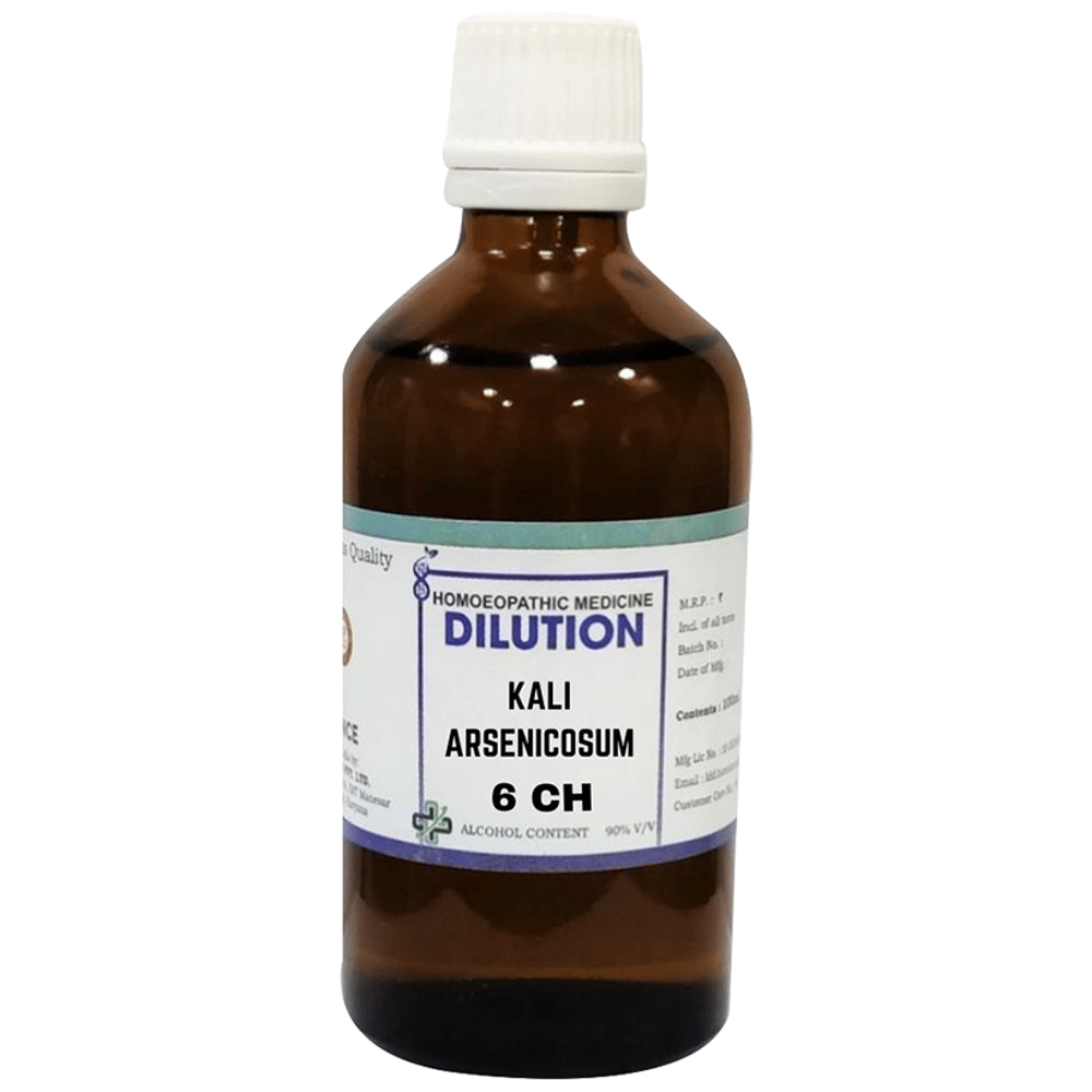 LDD Bioscience Kali Arsenicosum Dilution 6 CH bottle of 100 ml Dilution