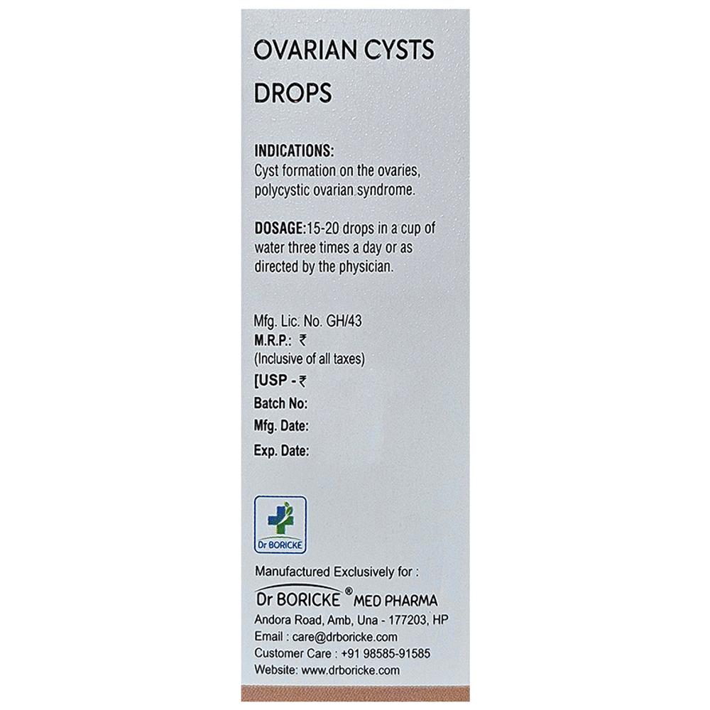 Dr Boricke DB 13 Ovarian Cyst Drop bottle of 30 ml Oral Drops