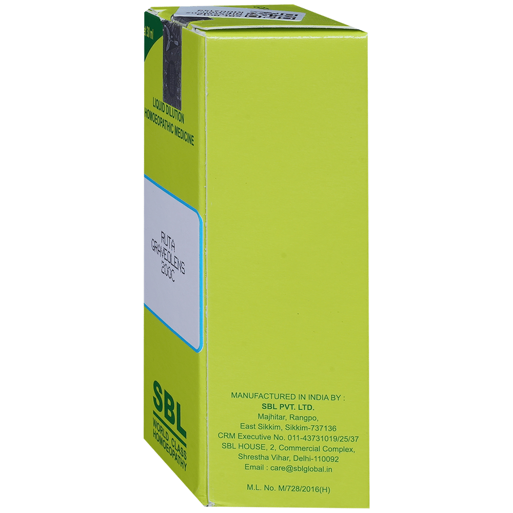 SBL Ruta Graveolens Dilution 200 CH bottle of 30 ml Dilution SBL Ruta Graveolens Dilution 200 CH bottle of 30 ml Dilution