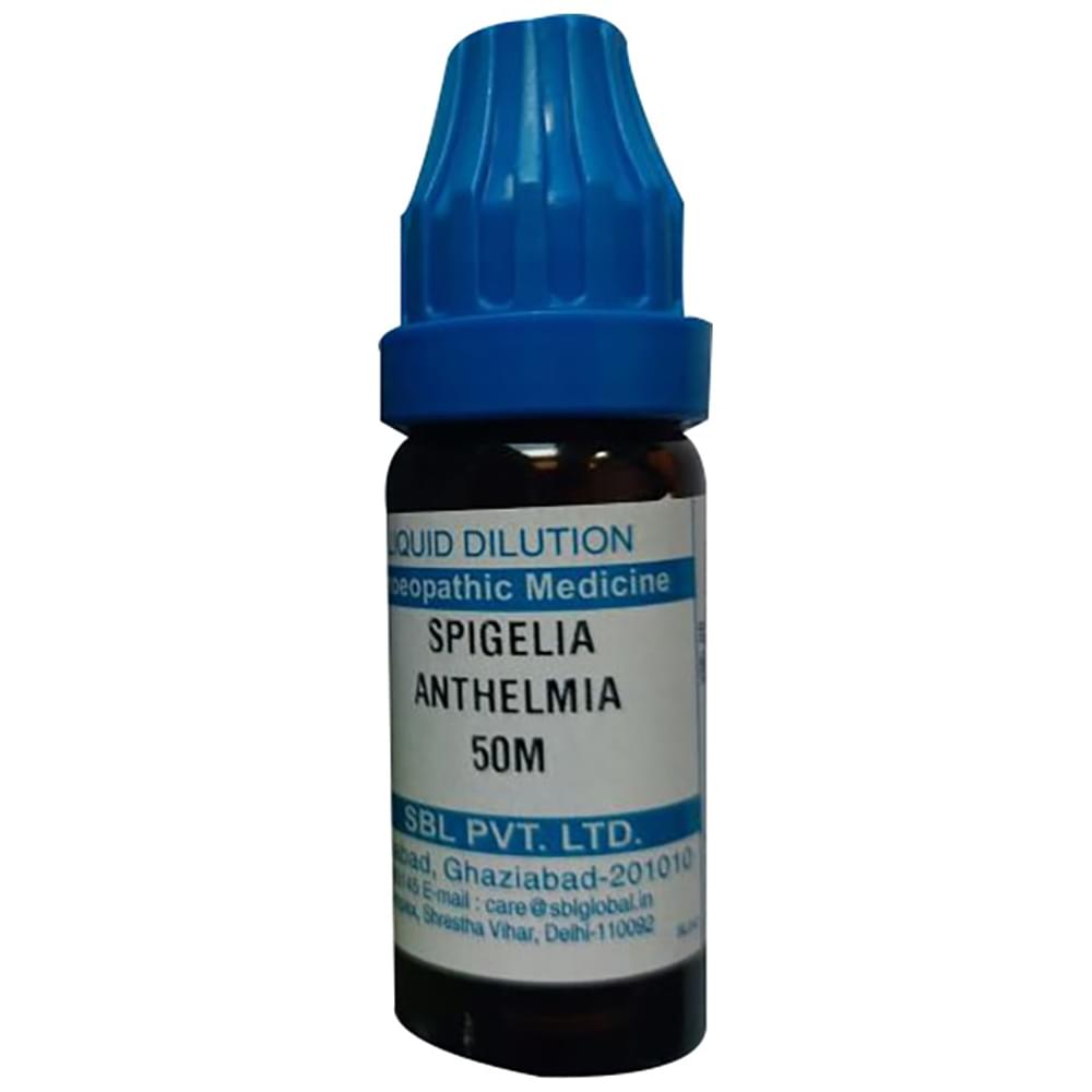 SBL Spigelia Anthelmia Dilution 50M CH bottle of 10 ml Dilution SBL Spigelia Anthelmia Dilution 50M CH bottle of 10 ml Dilution