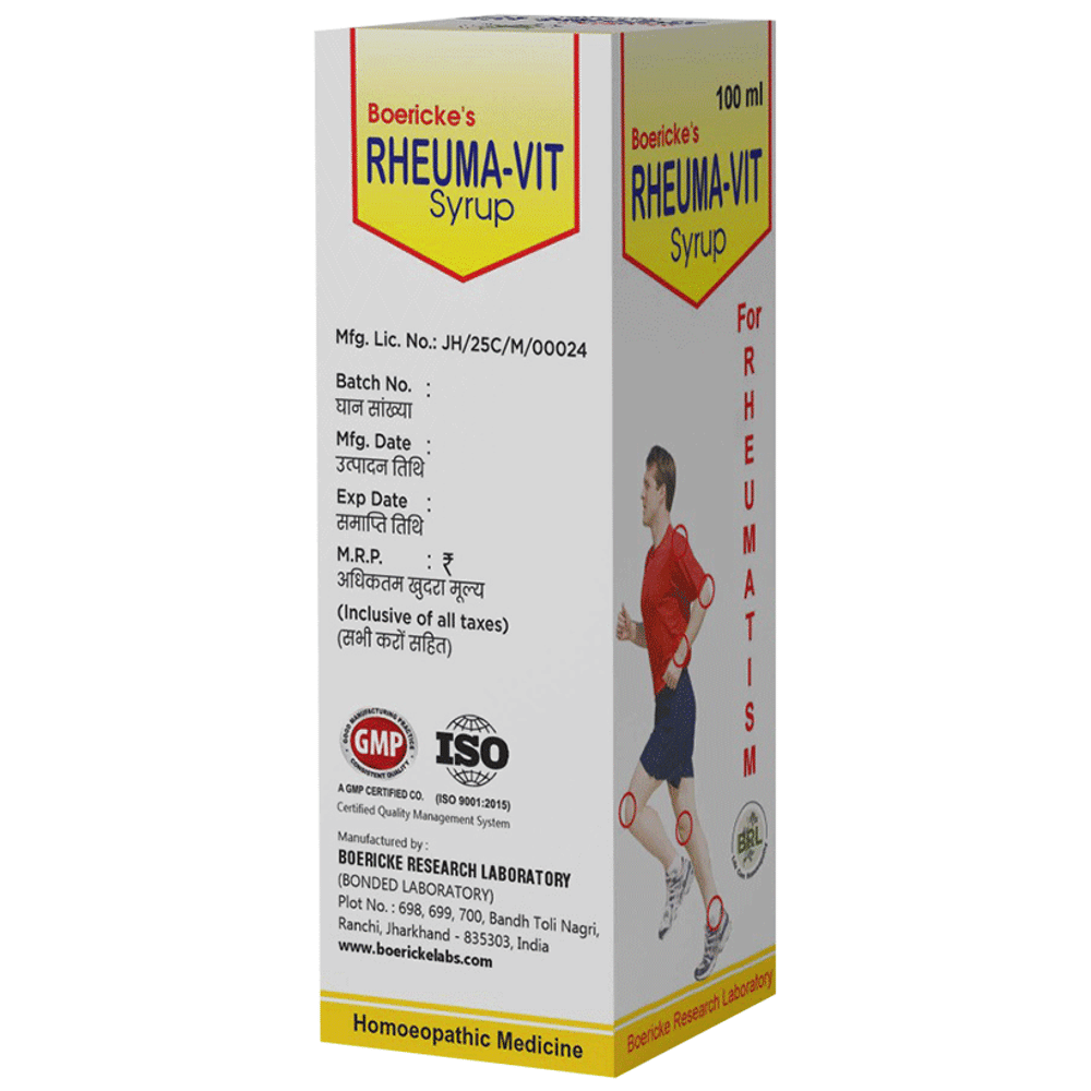 BRL Rheuma-Vit Syrup bottle of 100 ml Syrup