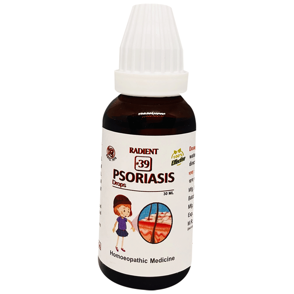 Radient #39 Psoriasis Drops bottle of 30 ml Oral Drops