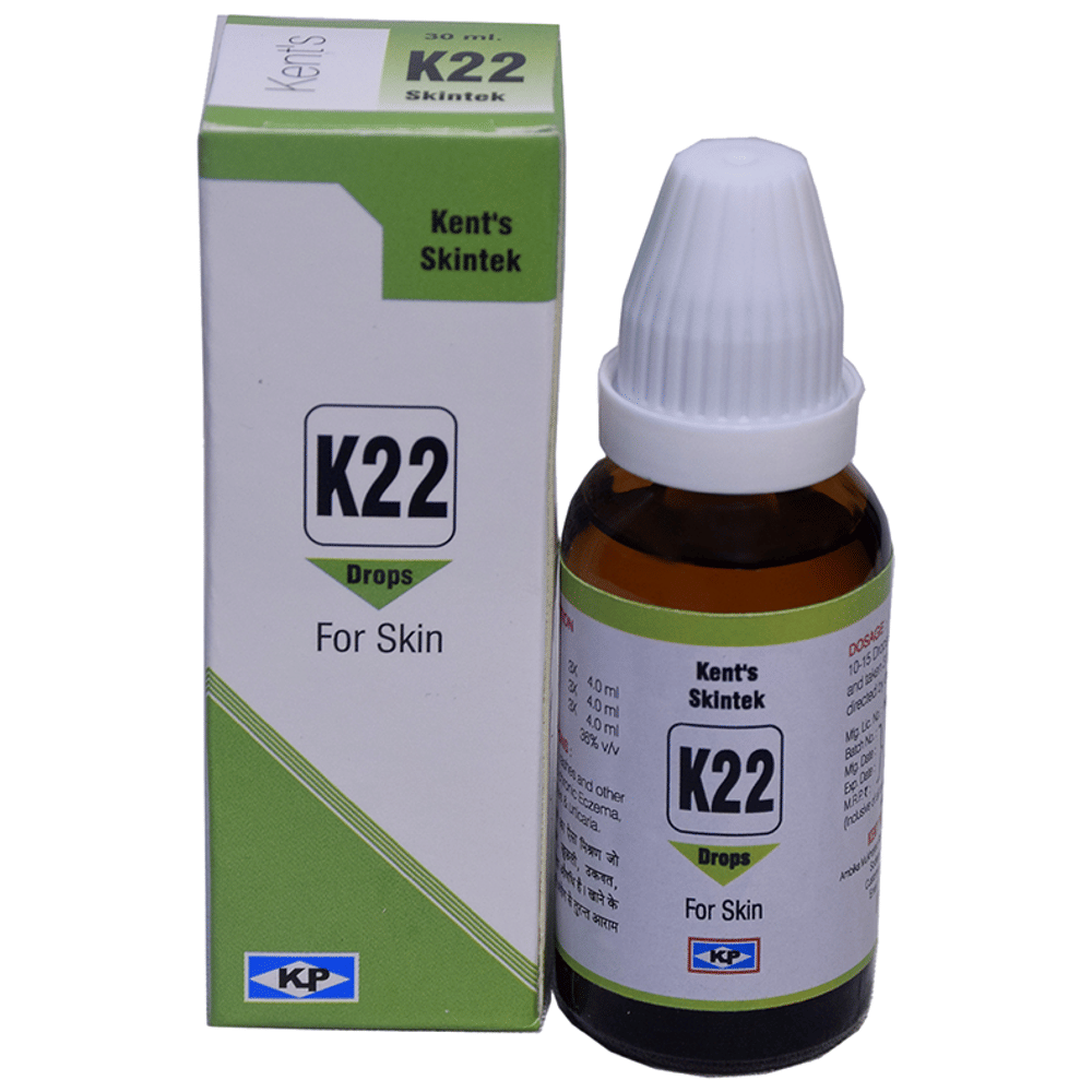 Kent's K22 Skin Oral Drops bottle of 30 ml Oral Drops
