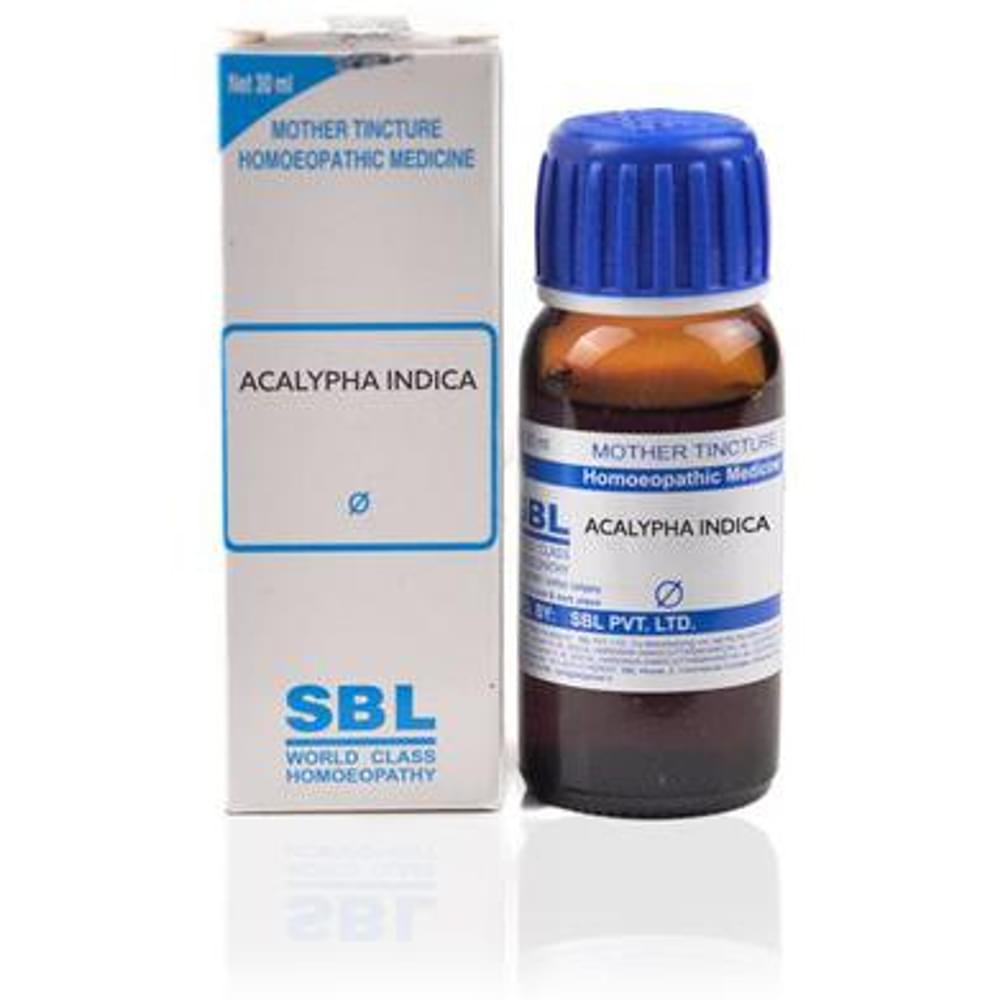 SBL Acalypha Indica Mother Tincture Q bottle of 30 ml Mother Tincture SBL Acalypha Indica Mother Tincture Q bottle of 30 ml Mother Tincture