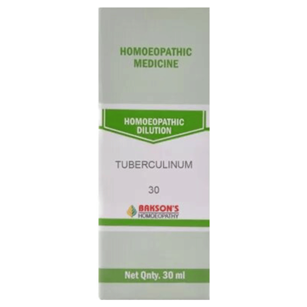 Bakson's Homeopathy Tuberculinum Dilution 30 bottle of 30 ml Dilution