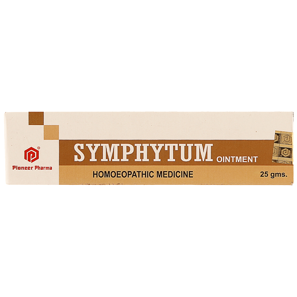 Pioneer Pharma Symphytum Ointment (25gm Each) combo pack of 2 Tubes