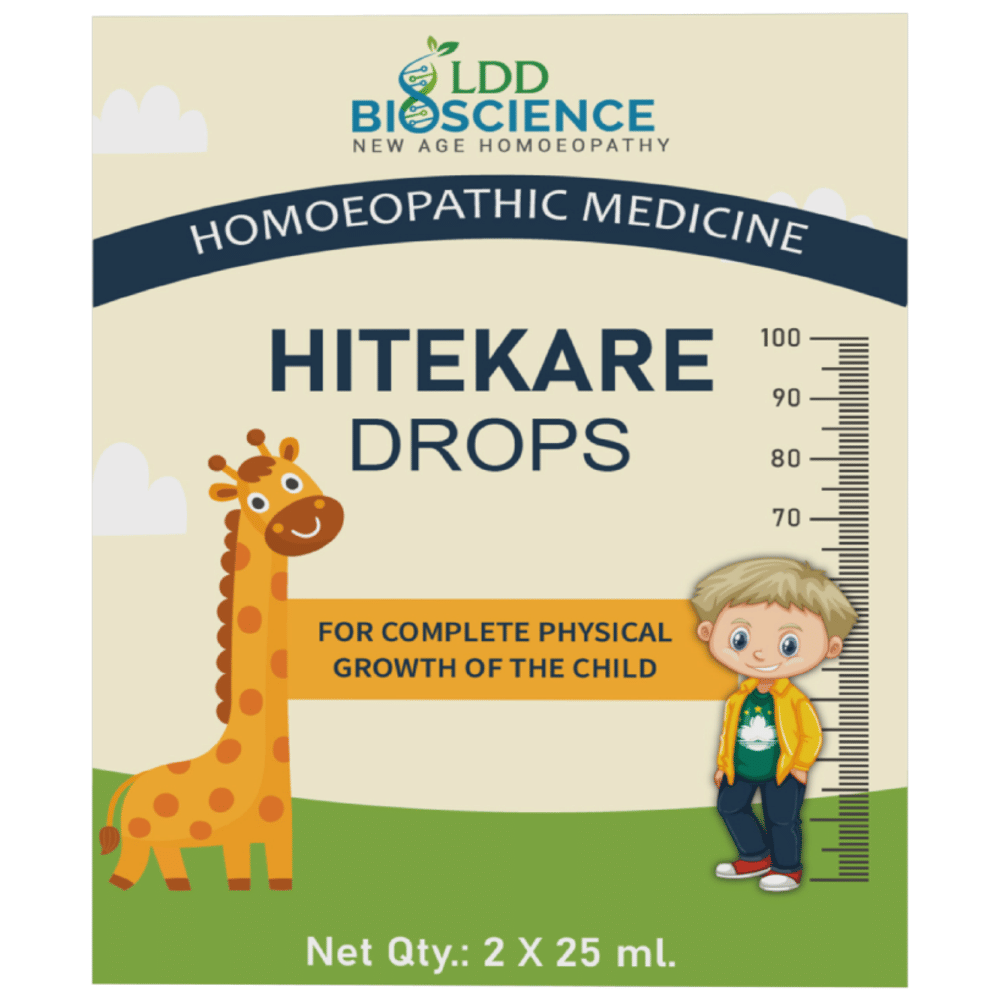 LDD Bioscience Hitekare Drops (25ml Each) box of 2 bottles