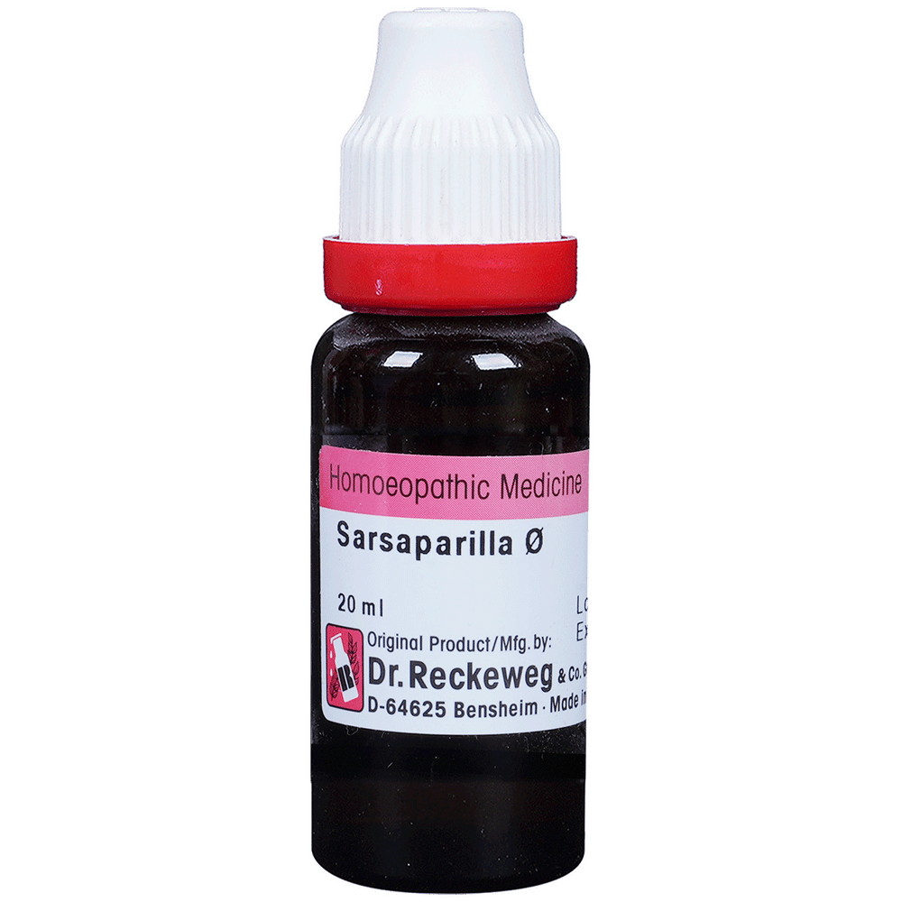 Dr. Reckeweg Sarsaparilla Mother Tincture Q bottle of 20 ml Mother Tincture