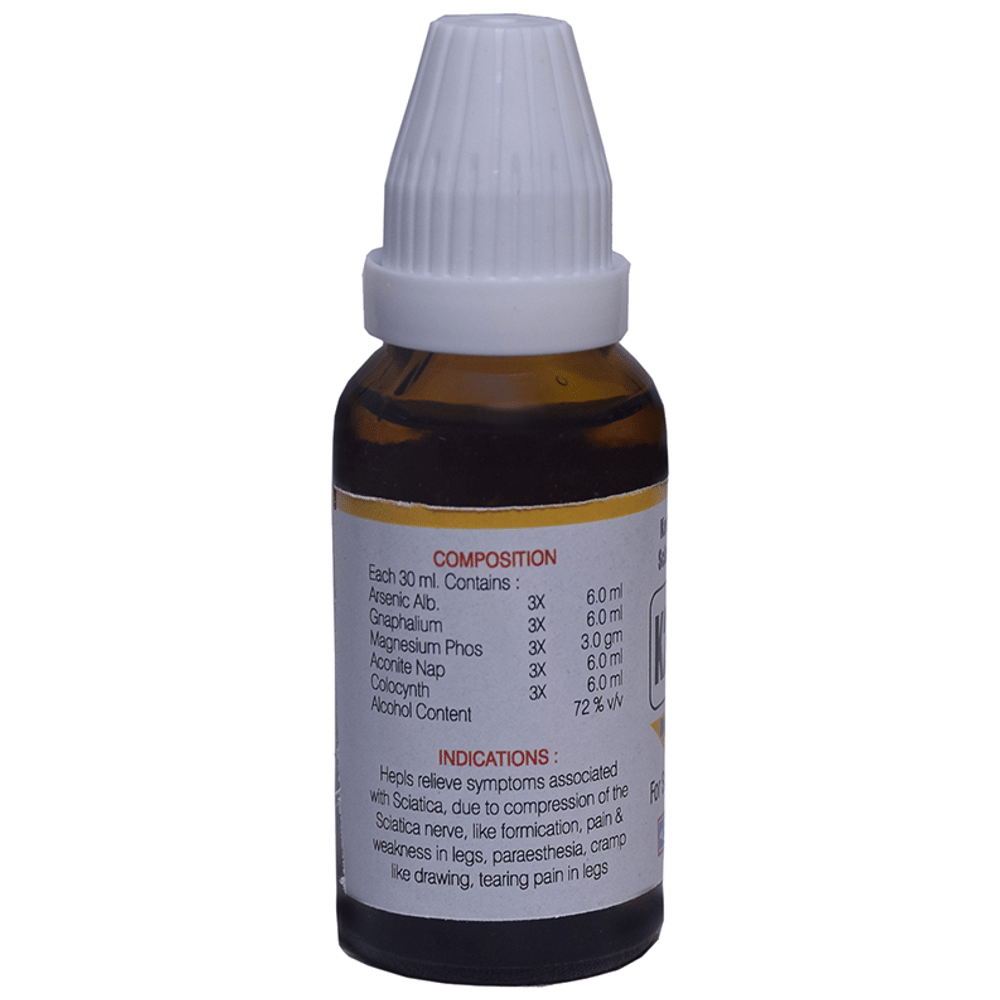 Kent's K21 Sciatica Oral Drops bottle of 30 ml Oral Drops