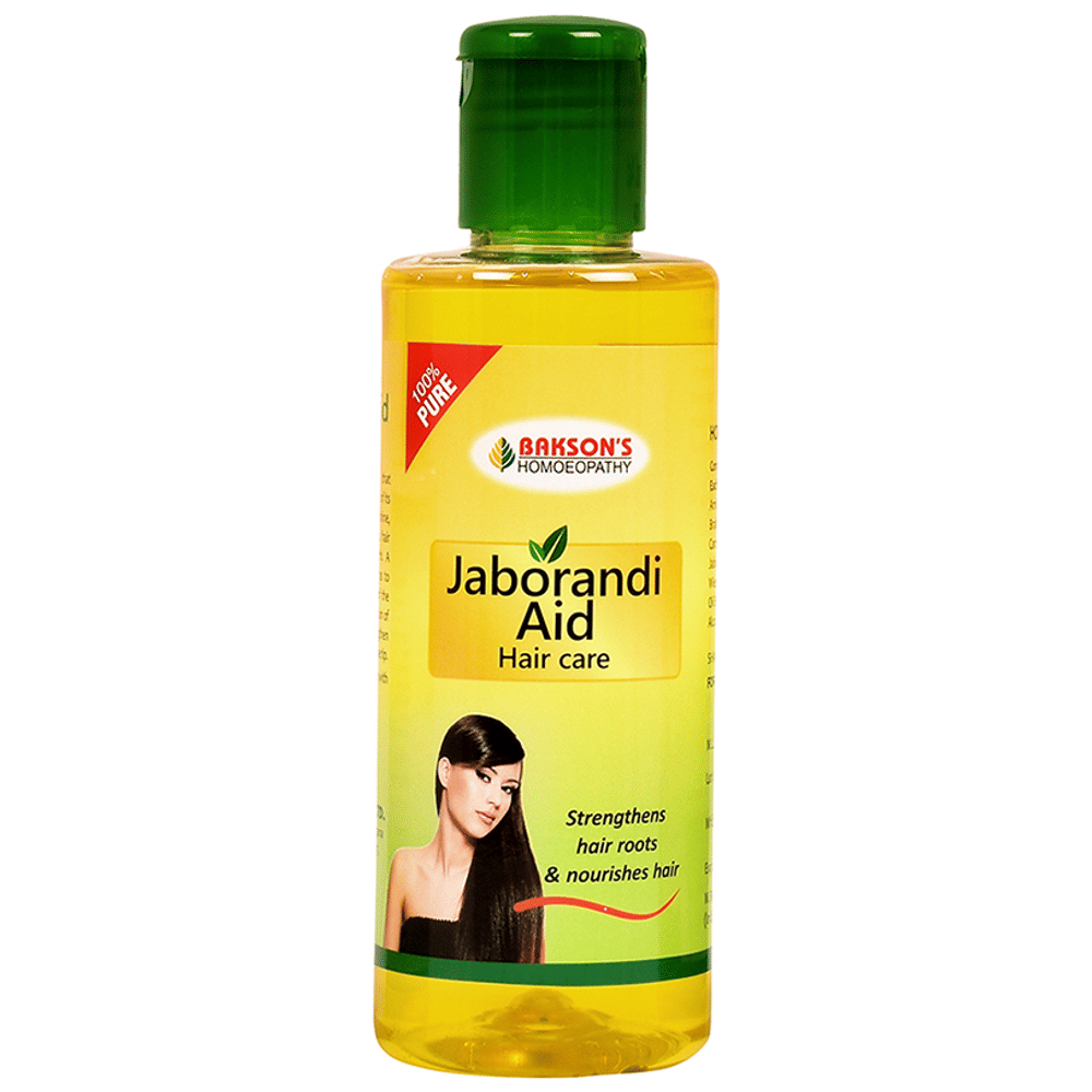 Bakson's Homeopathy Jaborandi Aid Hair Care bottle of 200 ml Oil