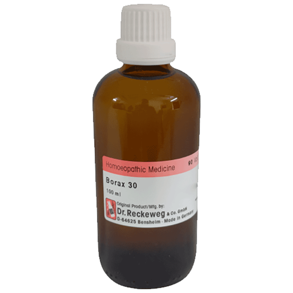 Dr. Reckeweg Borax Dilution 30 CH bottle of 100 ml Dilution