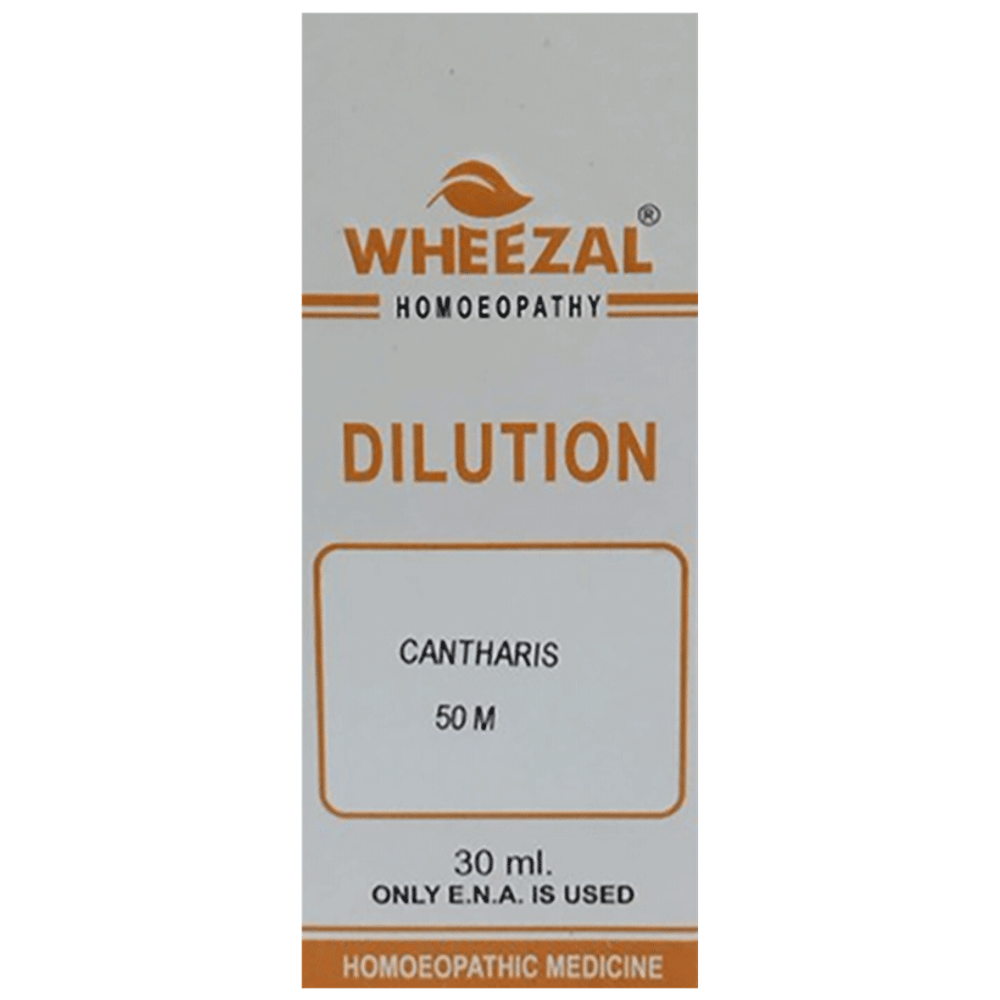 Wheezal Cantharis Dilution 50M bottle of 30 ml Dilution