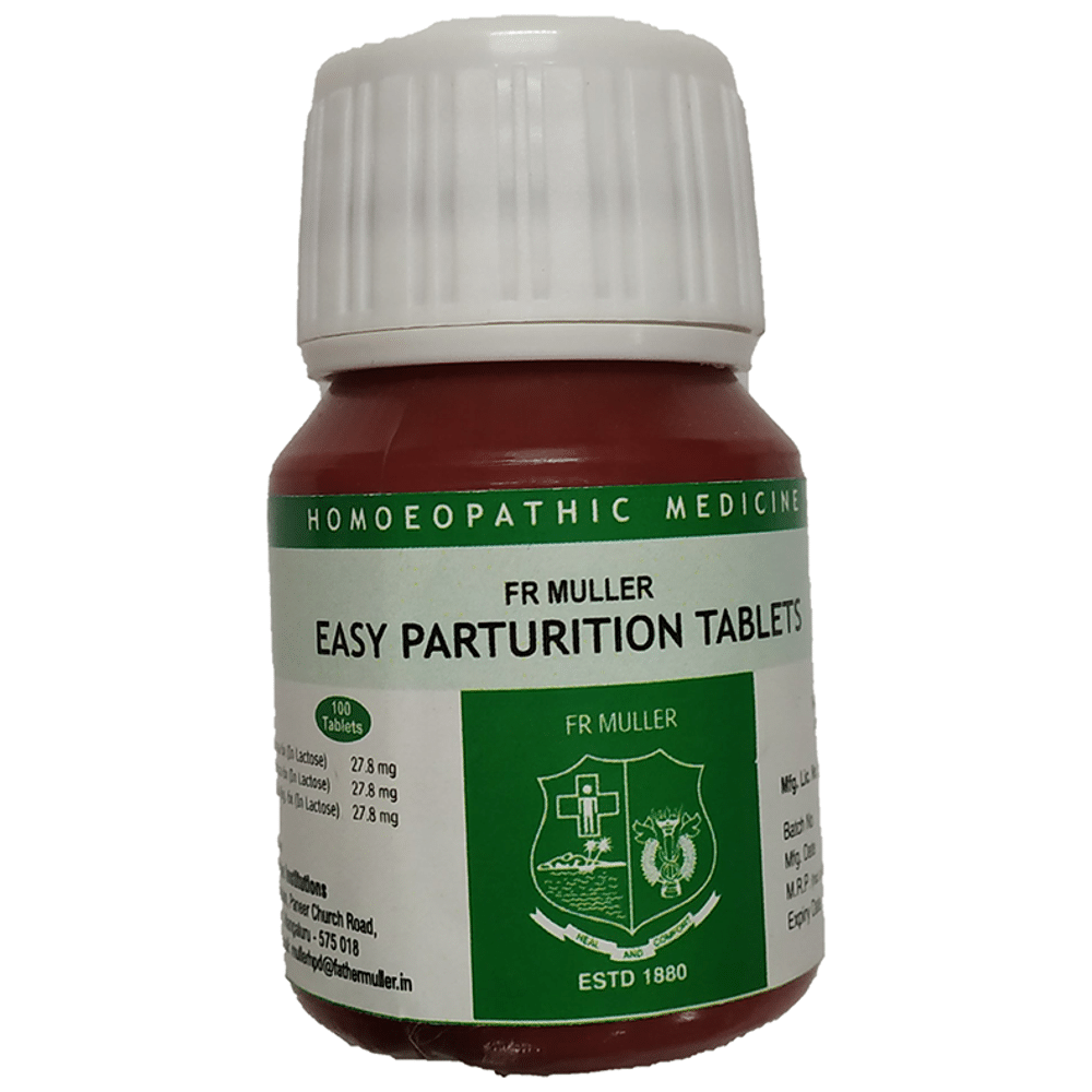 Fr Muller Easy Parturition Tablet bottle of 100 tablets