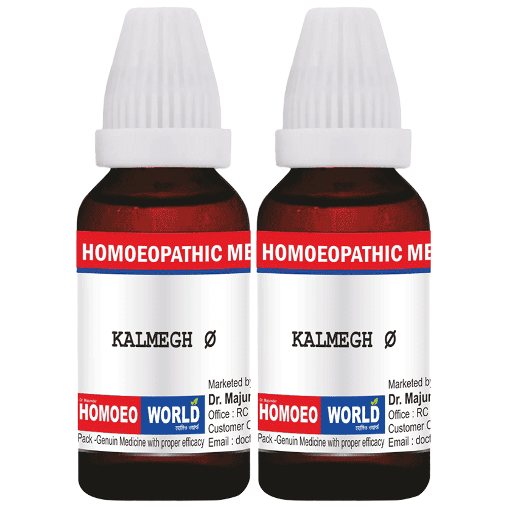 Dr. Majumder Homeo World Kalmegh Mother Tincture (30ml Each) Q combo pack of 2 bottles