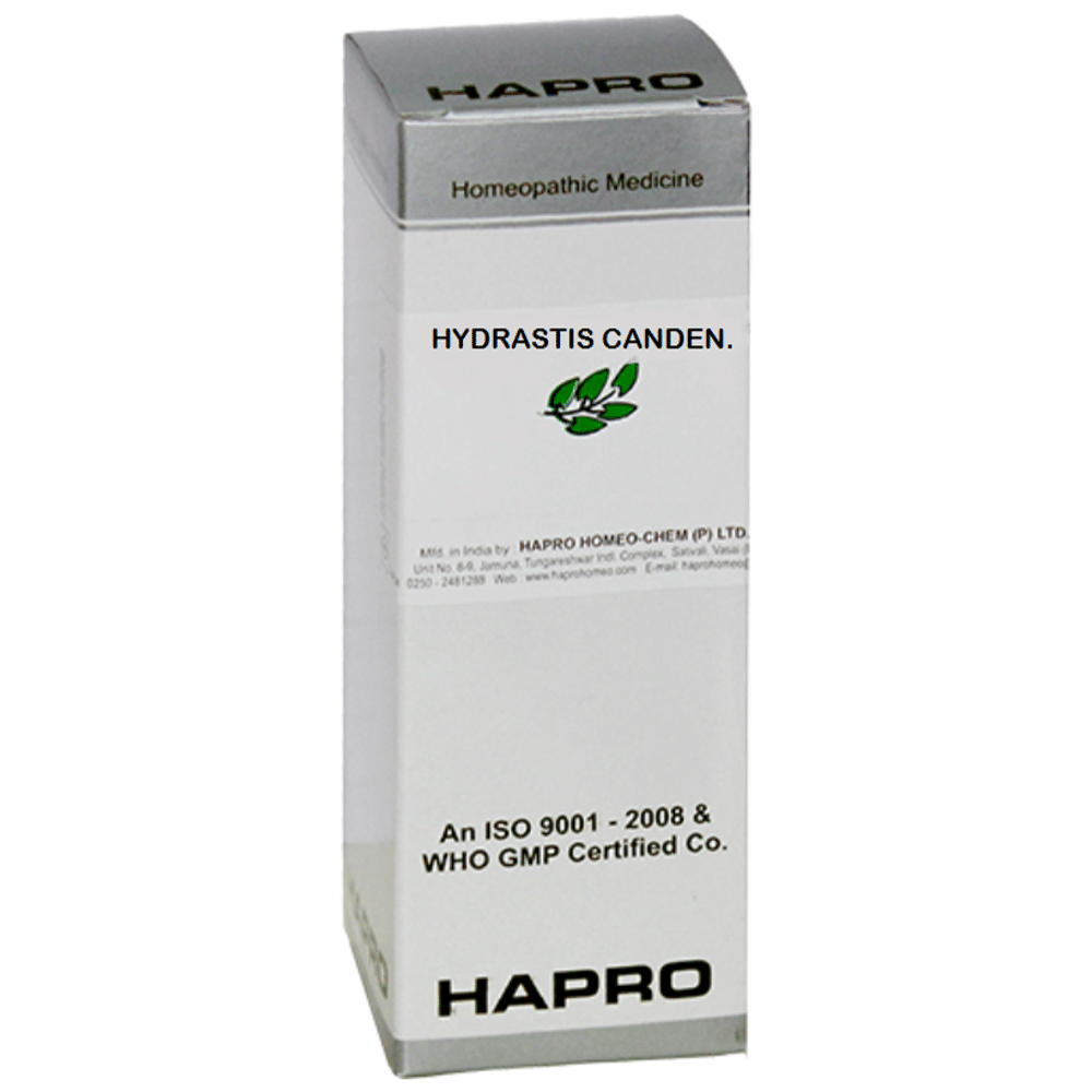 Hapro Hydrastis Canden Mother Tincture Q bottle of 30 ml Mother Tincture