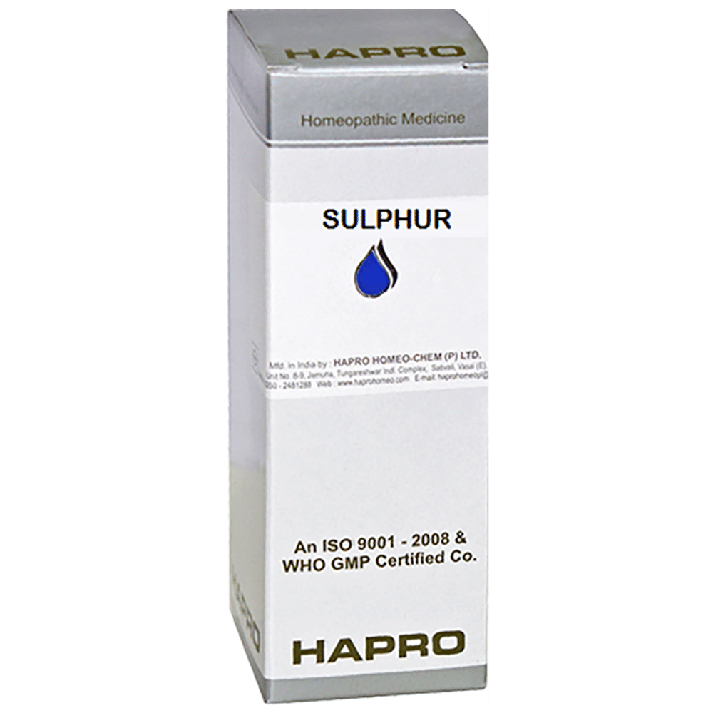 Hapro Sulphur Dilution 1M bottle of 100 ml Dilution