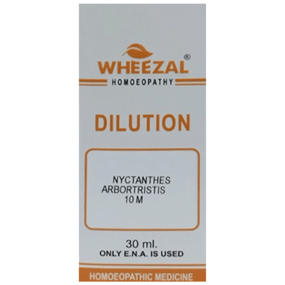Wheezal Nyctanthes Dilution 10M bottle of 30 ml Dilution