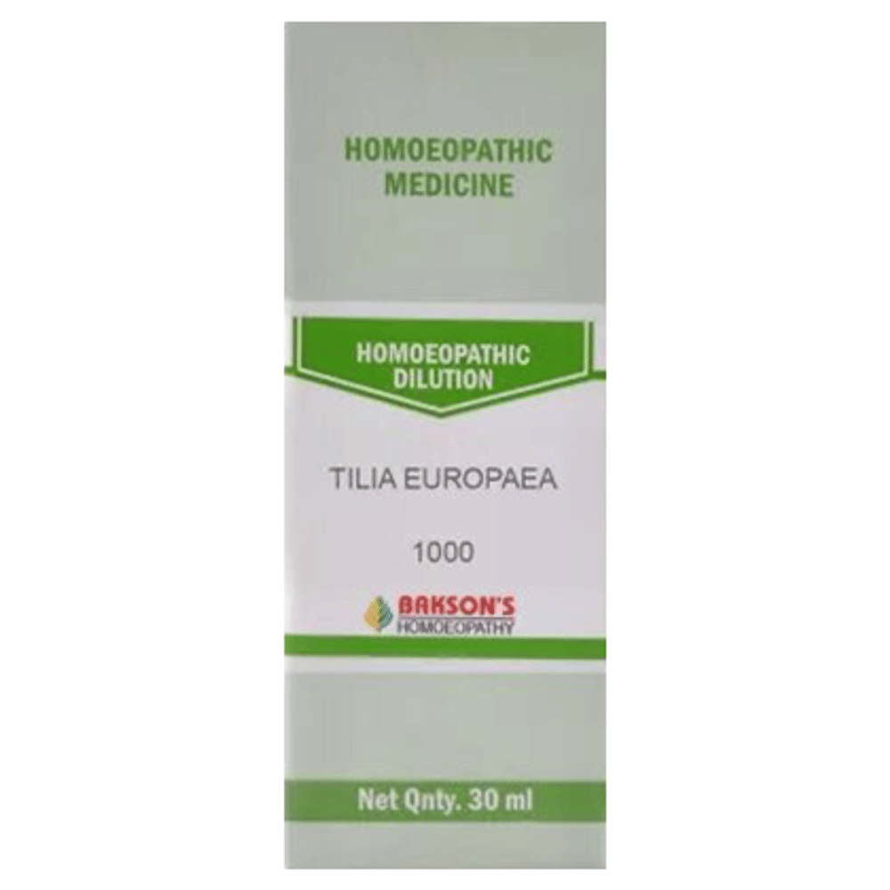 Bakson's Homeopathy Tilia Europaea Dilution 1000 CH bottle of 30 ml Dilution