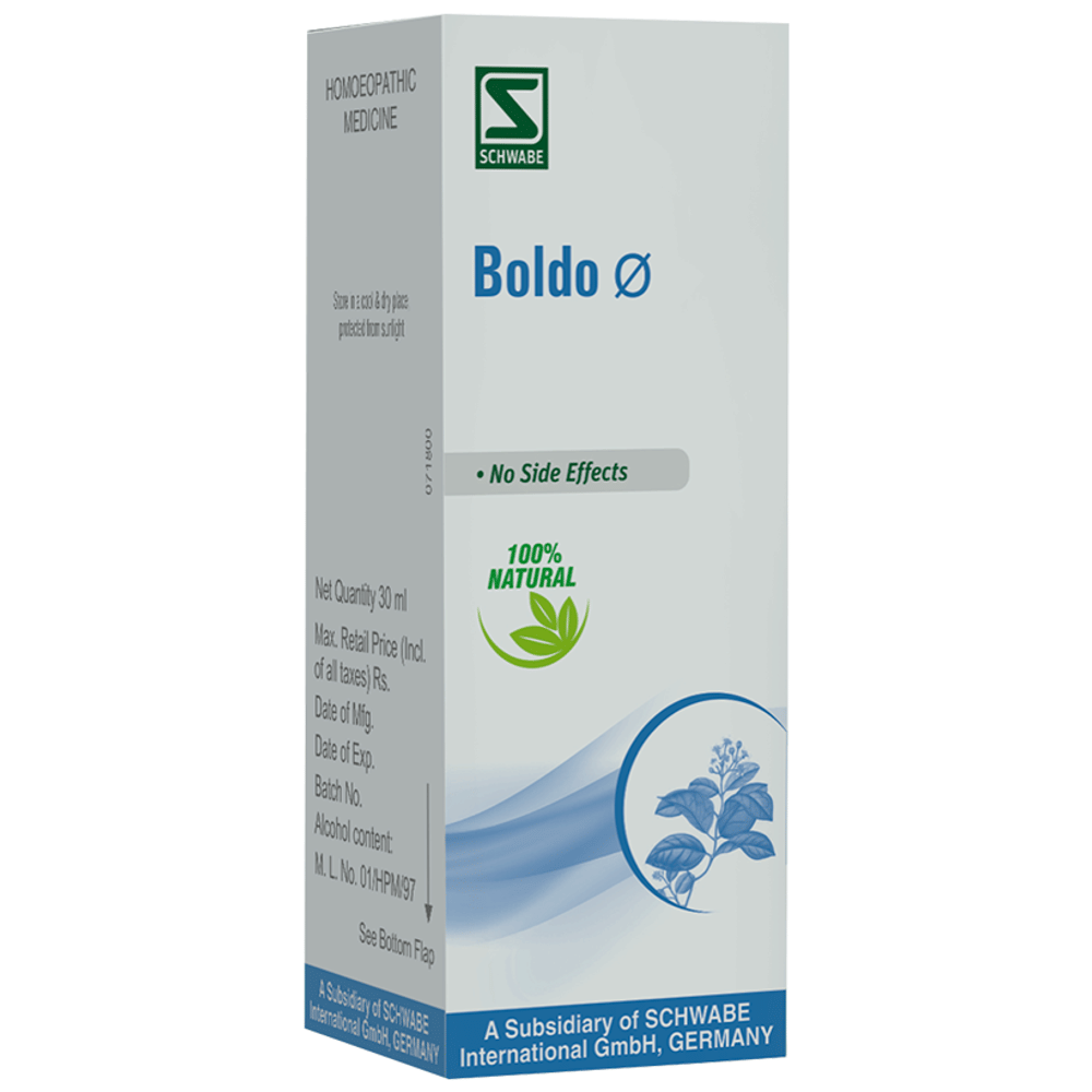 Dr Willmar Schwabe India Boldo Mother Tincture Q bottle of 30 ml Mother Tincture