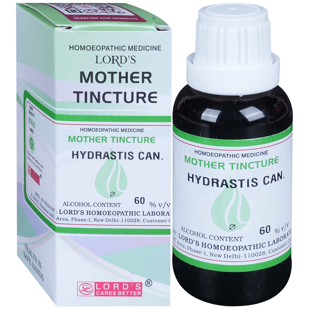 Lord's Hydrastis Can Mother Tincture Q bottle of 30 ml Mother Tincture