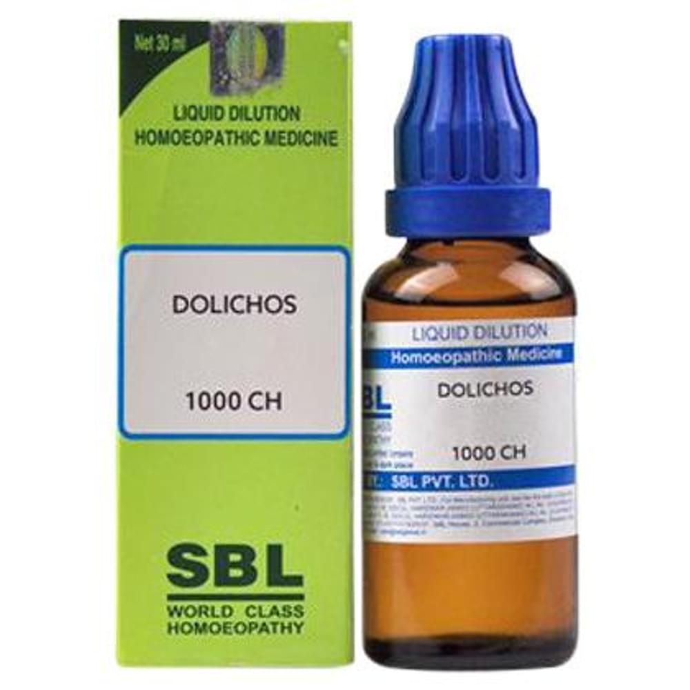 SBL Dolichos Dilution 1000 CH bottle of 30 ml Dilution