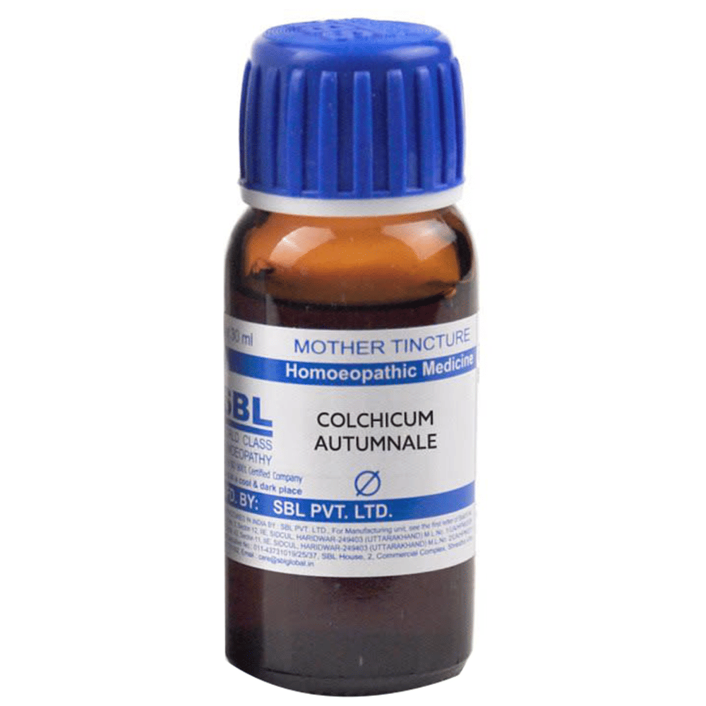SBL Colchicum Autumnale Mother Tincture Q bottle of 30 ml Mother Tincture SBL Colchicum Autumnale Mother Tincture Q bottle of 30 ml Mother Tincture