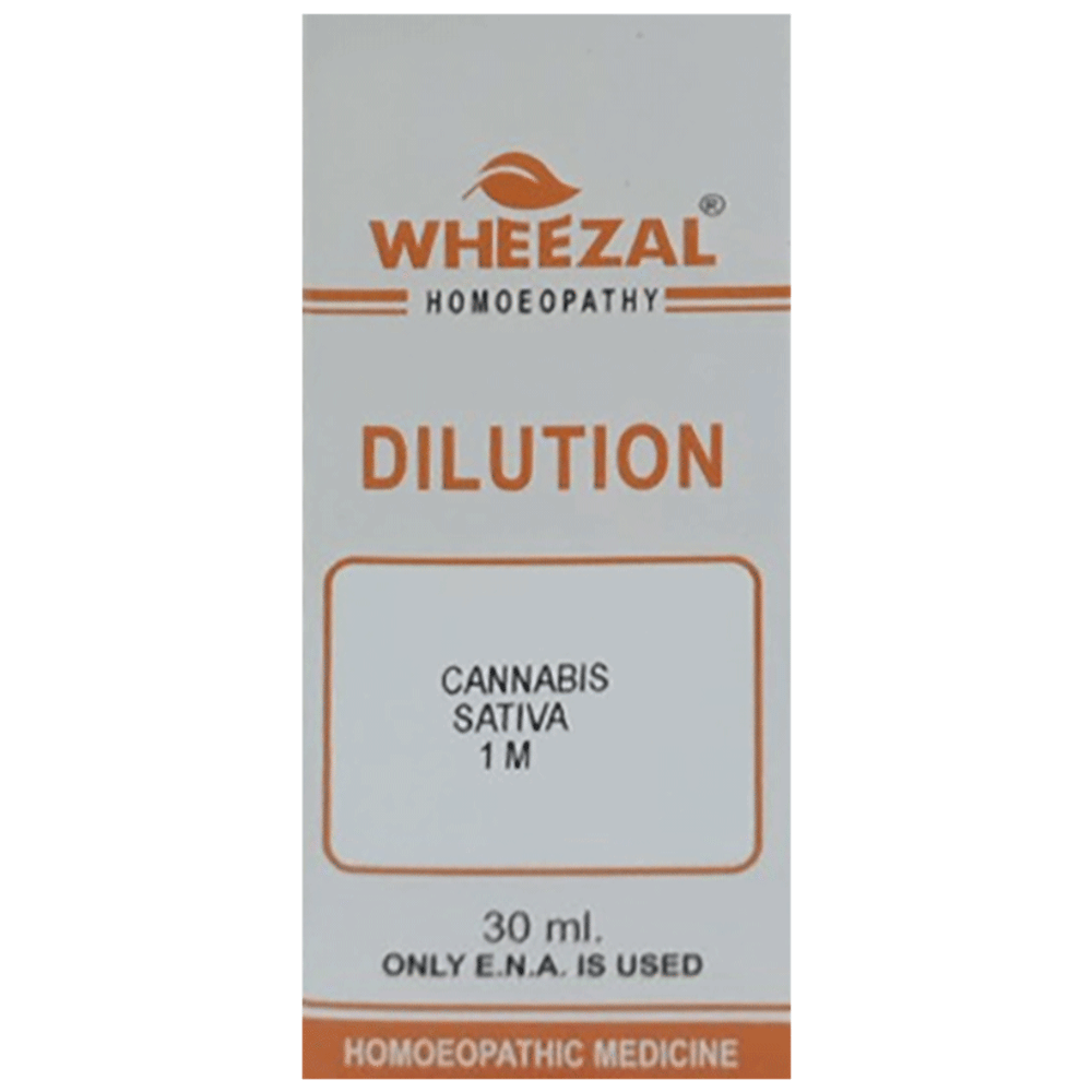 Wheezal Cannabis Sativa Dilution 1M bottle of 30 ml Dilution Wheezal Cannabis Sativa Dilution 1M bottle of 30 ml Dilution