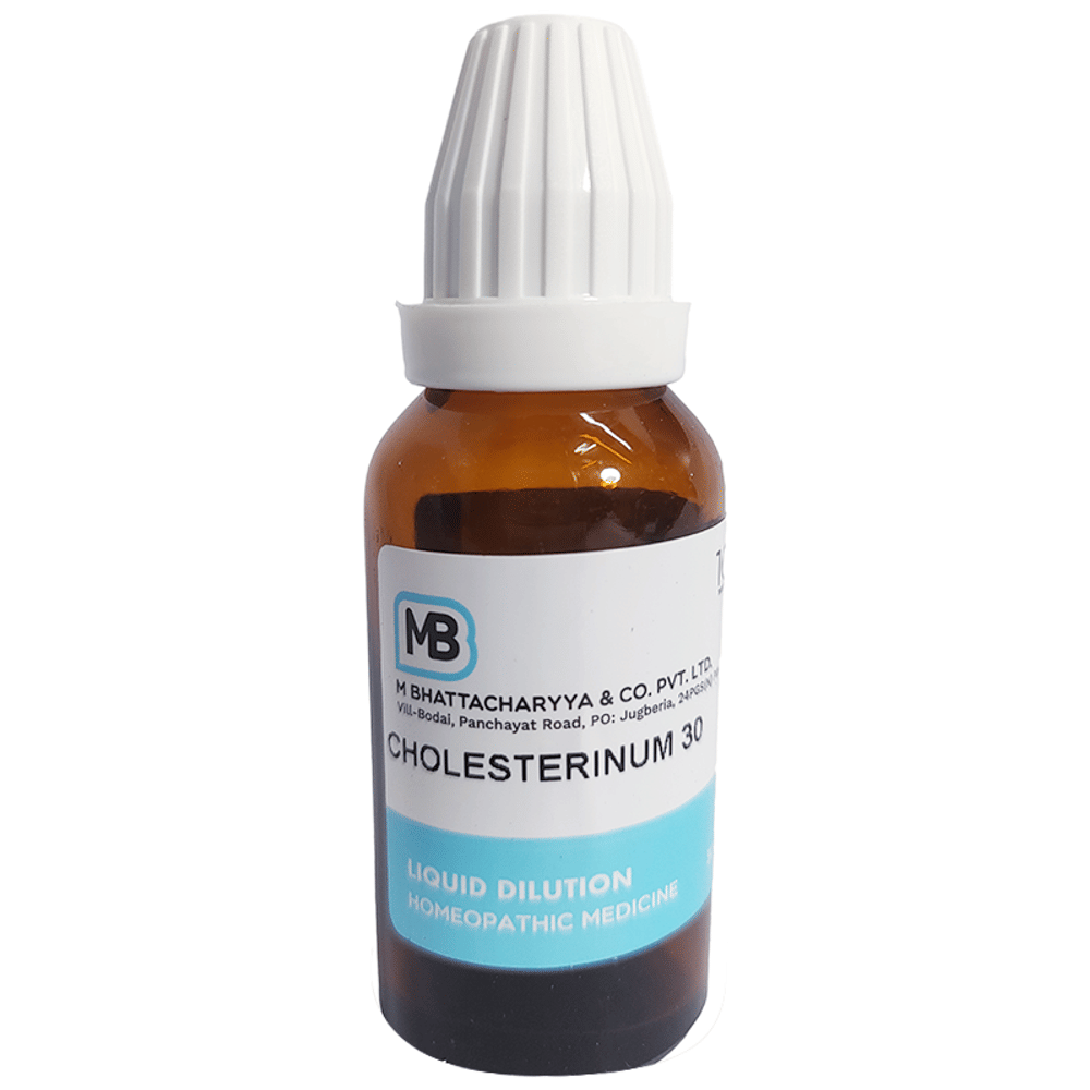 MB Cholesterinum Dilution 30 bottle of 30 ml Dilution MB Cholesterinum Dilution 30 bottle of 30 ml Dilution