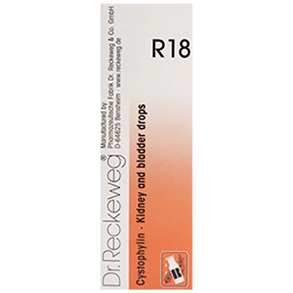 Dr. Reckeweg R18 Kidney And Bladder Drop bottle of 22 ml Drop