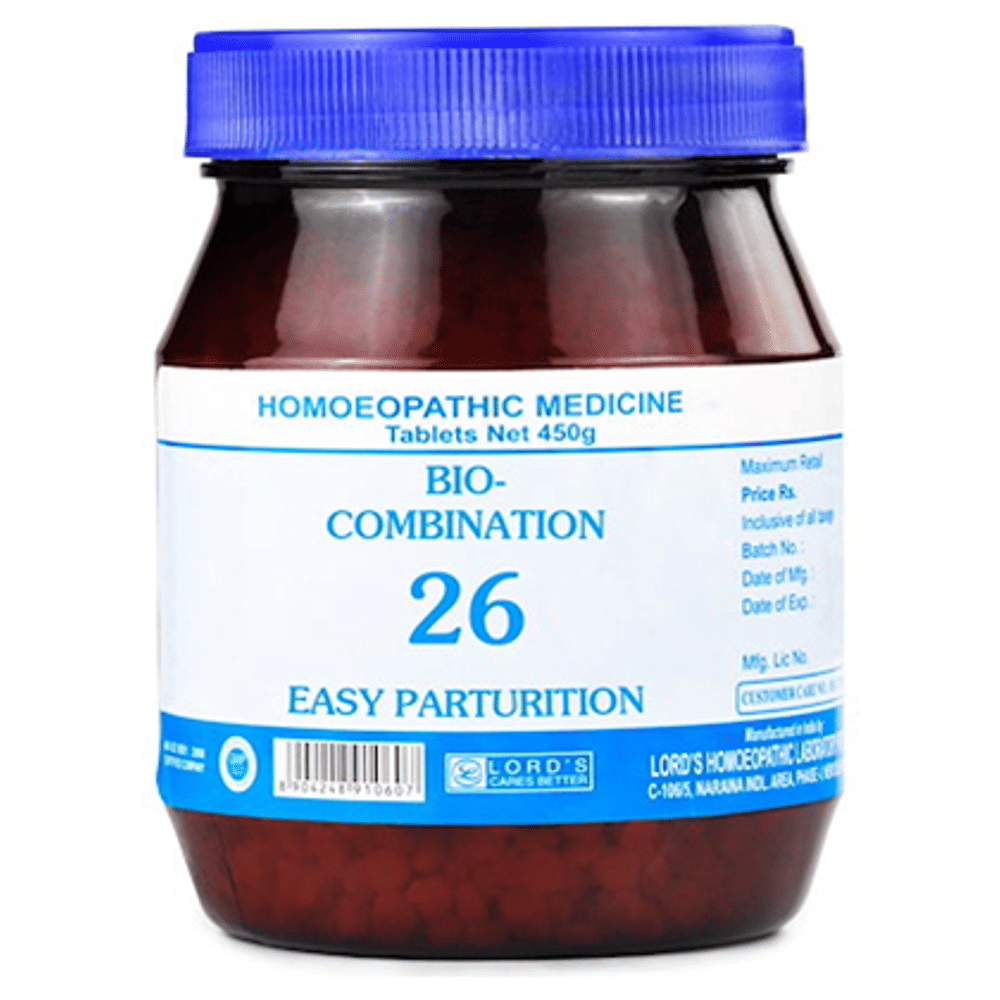 Lord's Bio-Combination 26 Tablet bottle of 450 gm Biocombination Tablet