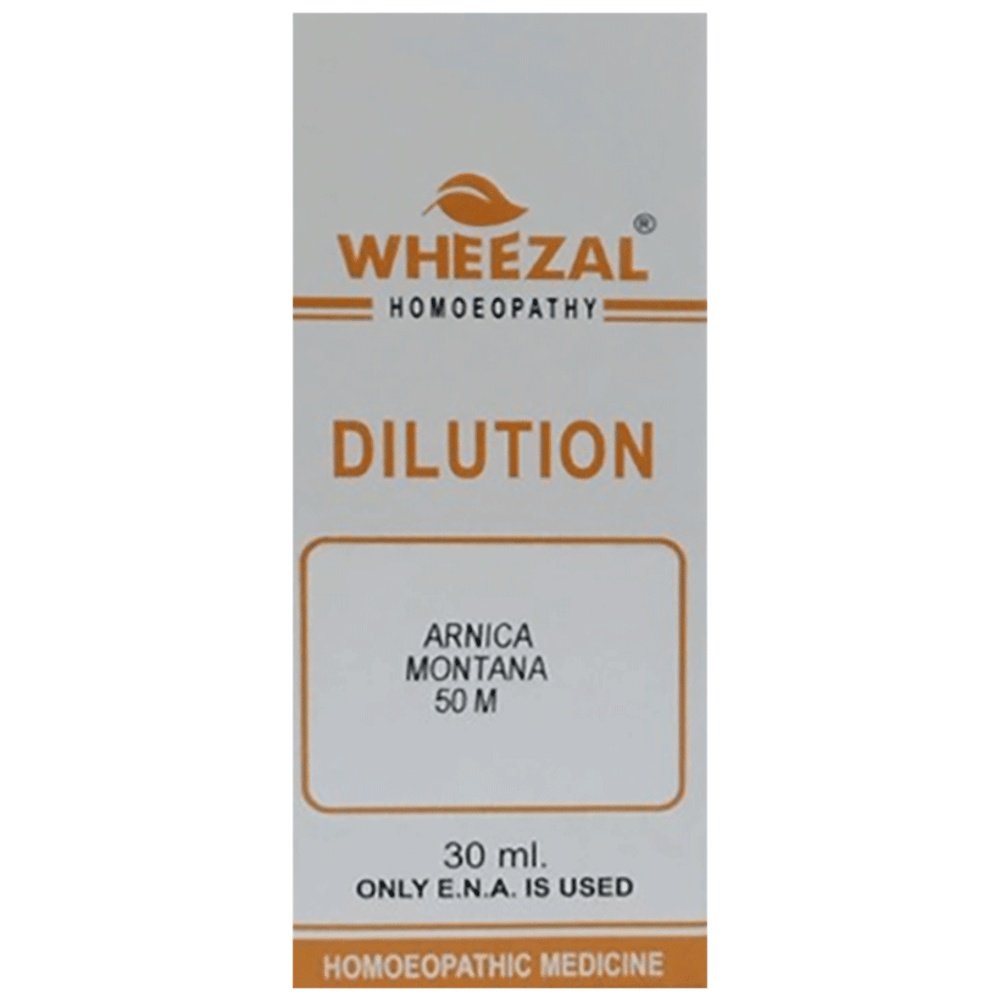 Wheezal Arnica Montana Dilution 50m bottle of 30 ml Dilution