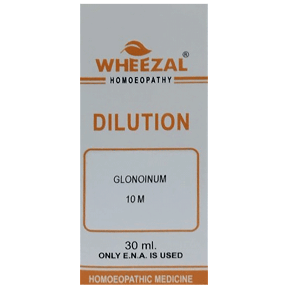 Wheezal Glonoinum Dilution 10M bottle of 30 ml Dilution