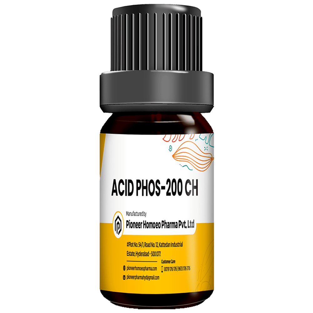 Pioneer Pharma Acid Phos Globules Pellets Multidose Pills 200 CH bottle of 150 tablets