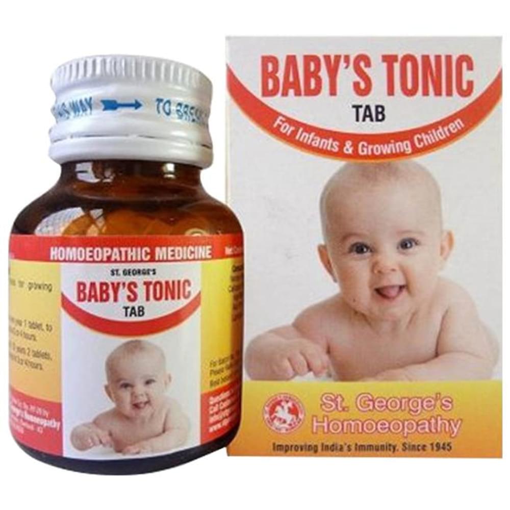 St. George’s Baby’s Tonic Tablet bottle of 30 gm Tablet St. George’s Baby’s Tonic Tablet bottle of 30 gm Tablet
