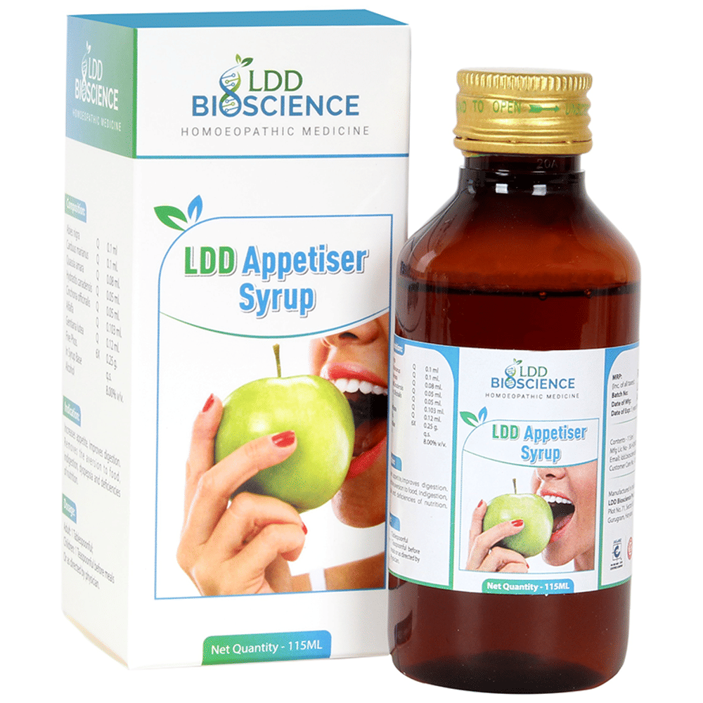 LDD Bioscience LDD Appetiser Syrup bottle of 115 ml Syrup