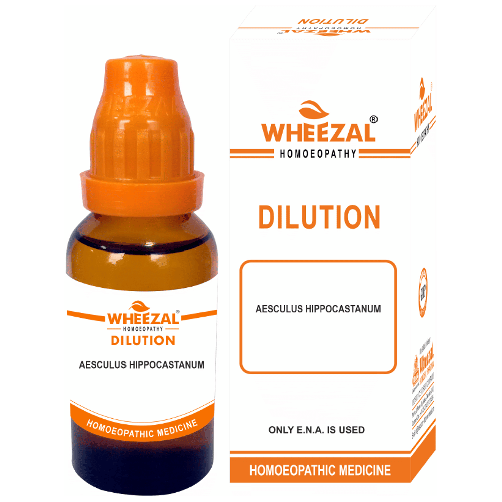Wheezal Aesculus Hippocastanum Dilution 200 bottle of 30 ml Dilution