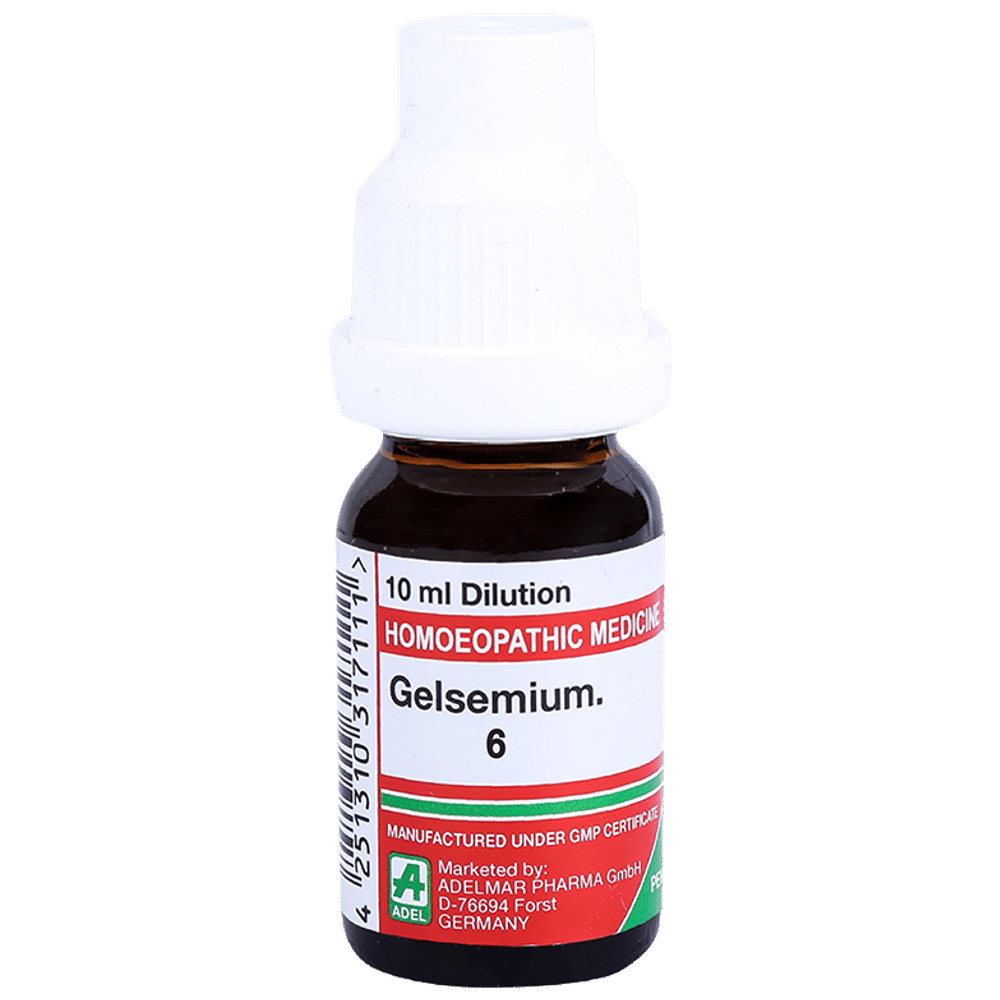 ADEL Gelsemium Dilution 6 bottle of 10 ml Dilution