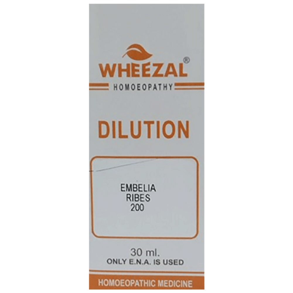 Wheezal Embelia Ribes Dilution 200 bottle of 30 ml Dilution